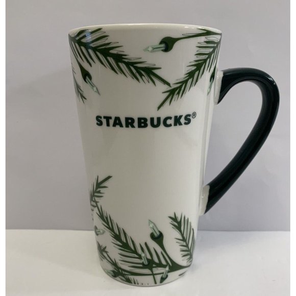 Dining Starbucks Mug 16 Oz Greenery Tree With Lights Poshmark